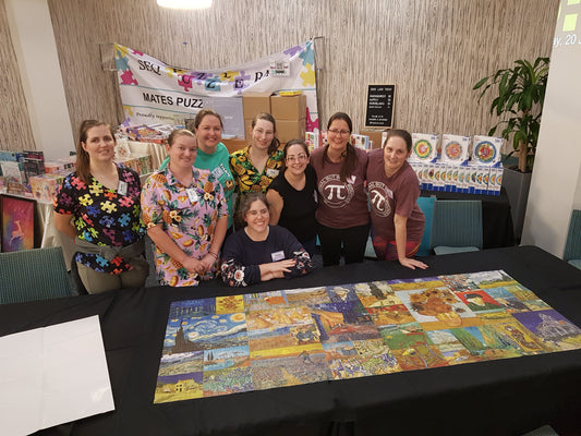 Fastest time to complete a 5000 piece BOTOP “Van Gogh” puzzle - team of 8
