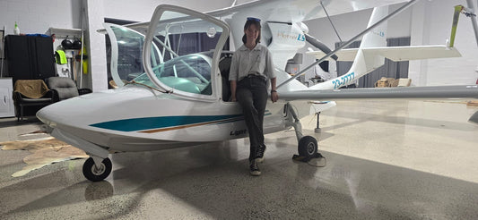Australia's youngest female pilot