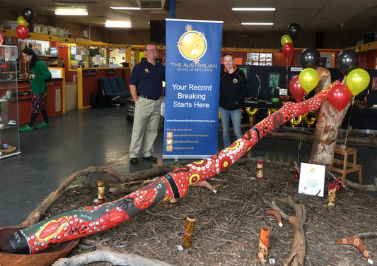 The world's largest playable didgeridoo