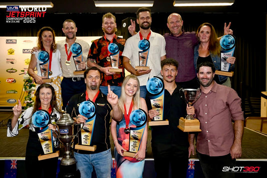 The first Australian manufacturer to win the World Series in the Union Internationale Motonautique (UIM) championships