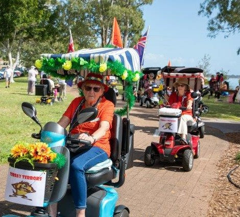 The largest mobility scooter and wheelchair convoy 170 participants