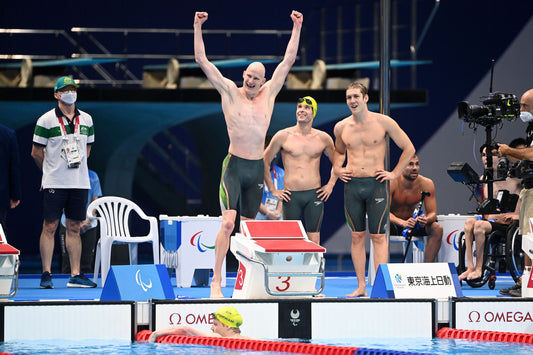 The Australian men’s 4 x 100m freestyle relay