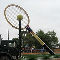The big tennis racket