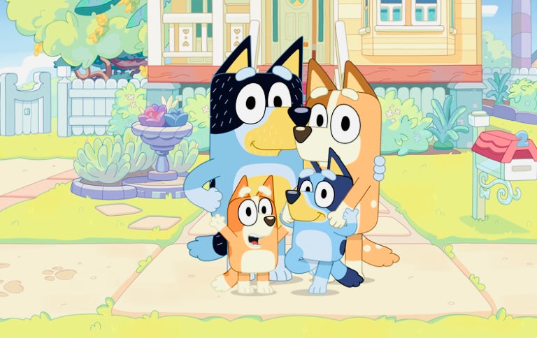 Most streamed TV series - Bluey
