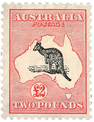 First official Australian stamp