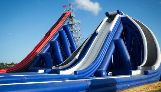 The longest inflatable water slide in the world