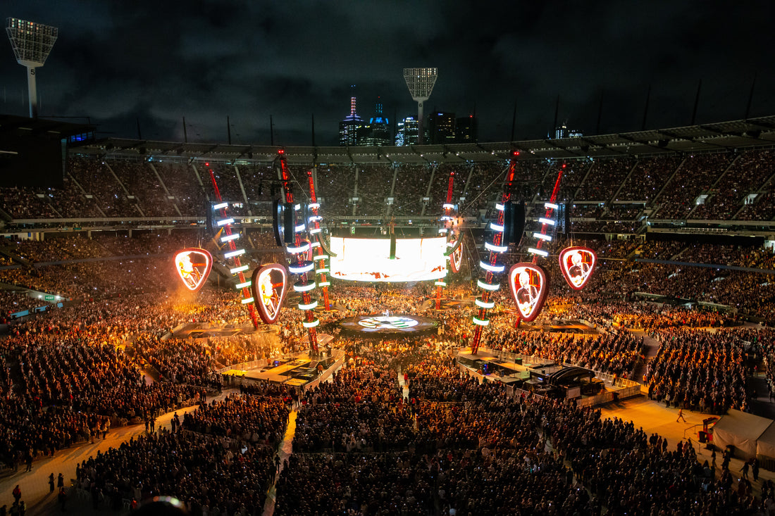 The largest crowd at the Melbourne Cricket Ground for a concert