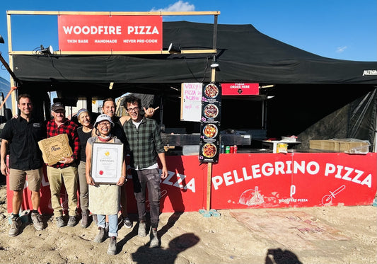 Most woodfire pizza’s cooked in the Simpson Desert