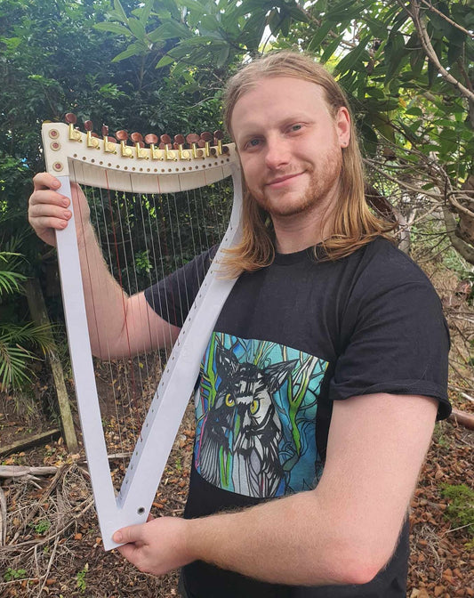 First 3D printed playable harp