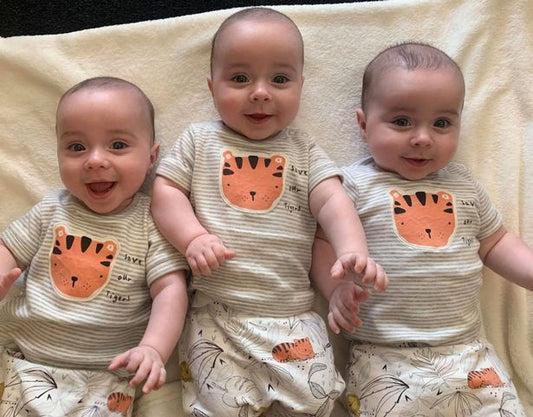 First-time mum gives birth to identical triplets in lockdown