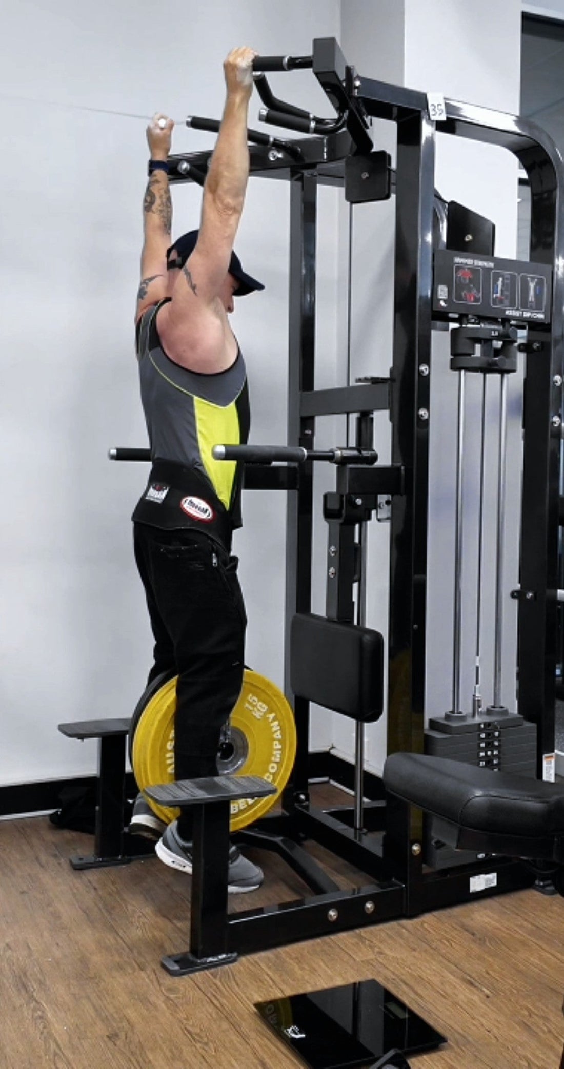 50.2 kg Dead Hang Record (Over 60s)